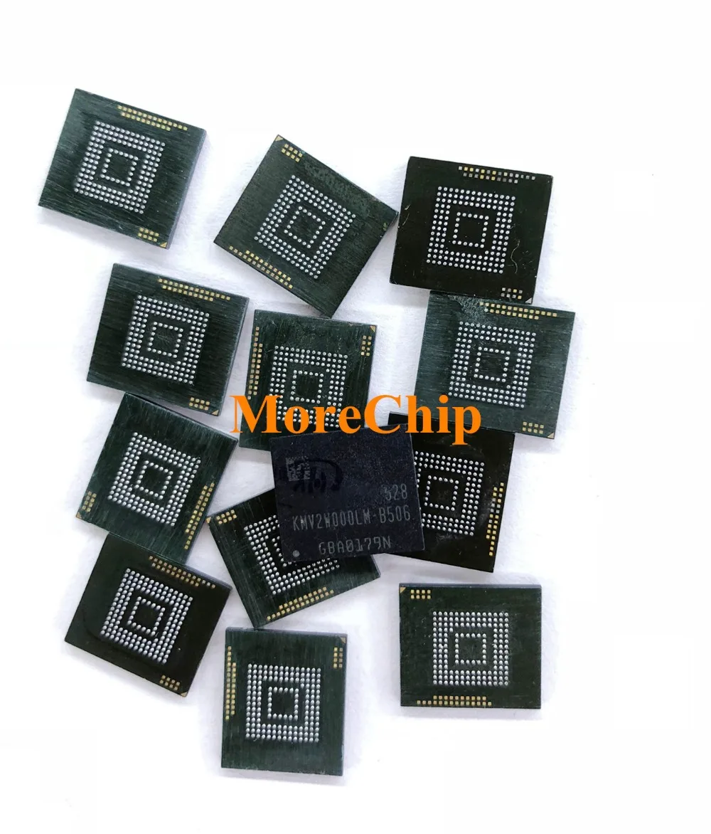 KMV2W000LM B506 eMMC NAND флэш память BGA IC чип 2 шт./лот|Платы для мобильных телефонов| |
