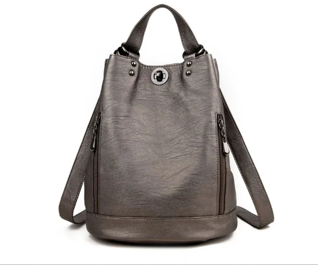 Золотой Рюкзак mochilas escolares para adolescentes Рюкзак mochila mujer Повседневный sac dos morrales plecaki damskie sacoche femme - Цвет: Золотой