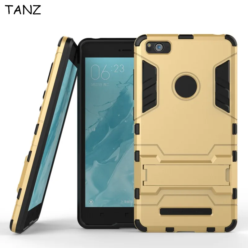TANZ Железный человек супер защита 3в1 ТПУ + PC чехол-подставка для Xiaomi mi 4C 5 4s чехол