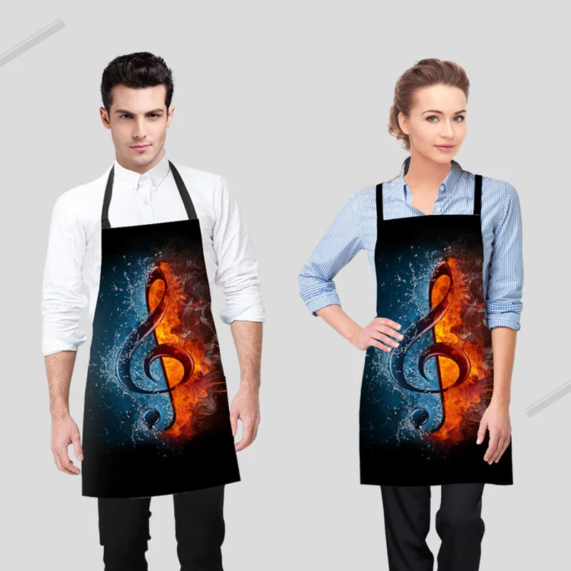 Водонепроницаемый Фартук модный крутой животный динозавр 3D Кухонный с рисунком