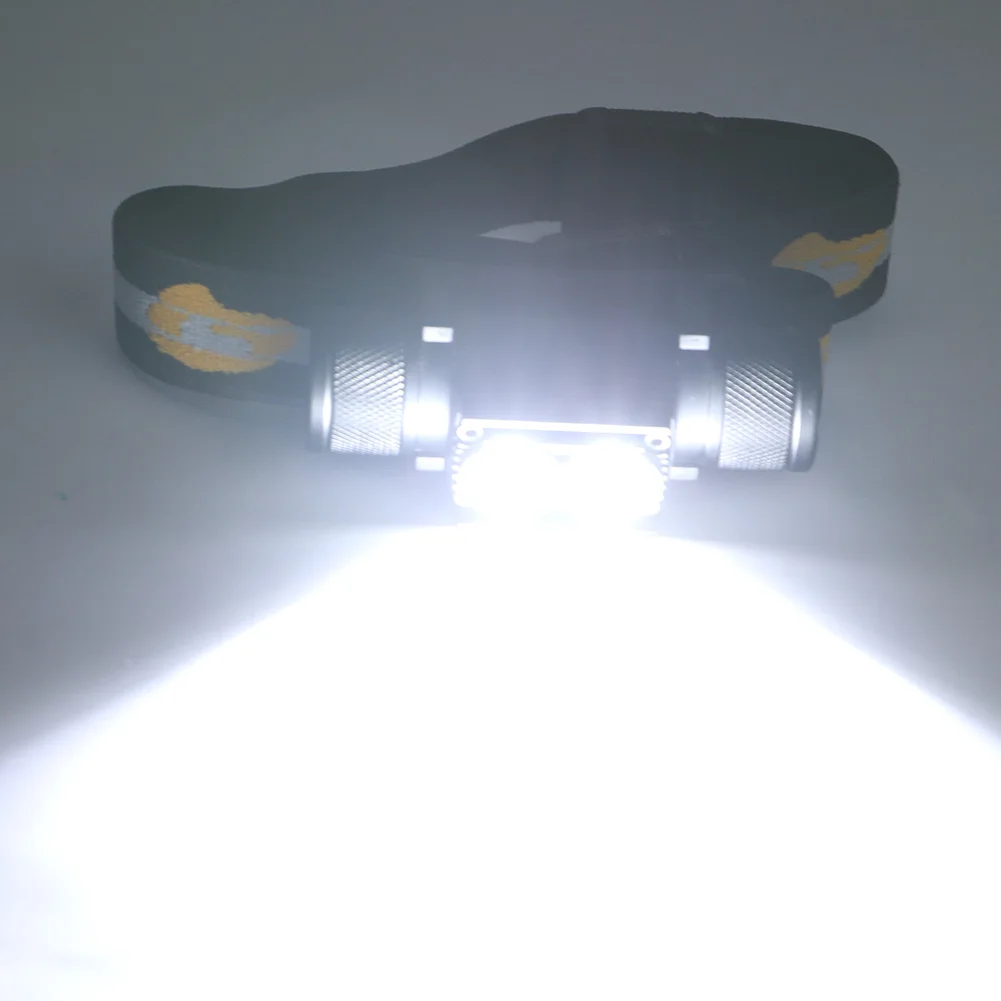 Налобный фонарь Sanyi XM-L2 светодиодный 6 режимов работы зарядка через USB 18650 | Лампы и