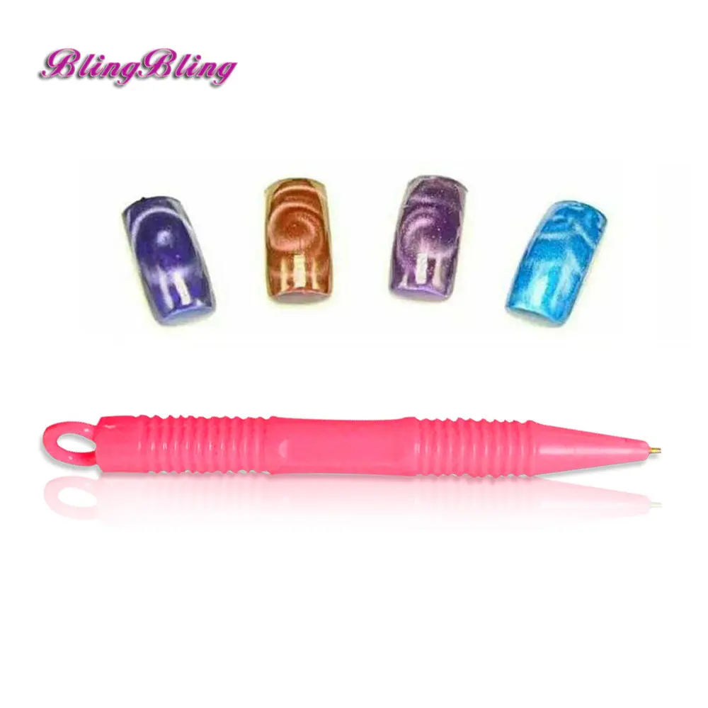 1 шт. ногтей расставить магнитная ручка кошек глаза польский Магнитная карандаш