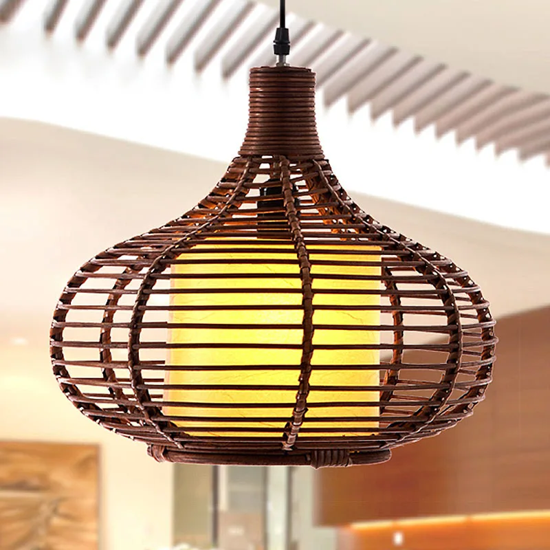 Подвесной светильник Юго Восточной Азии лампа для ресторана гостиной спальни