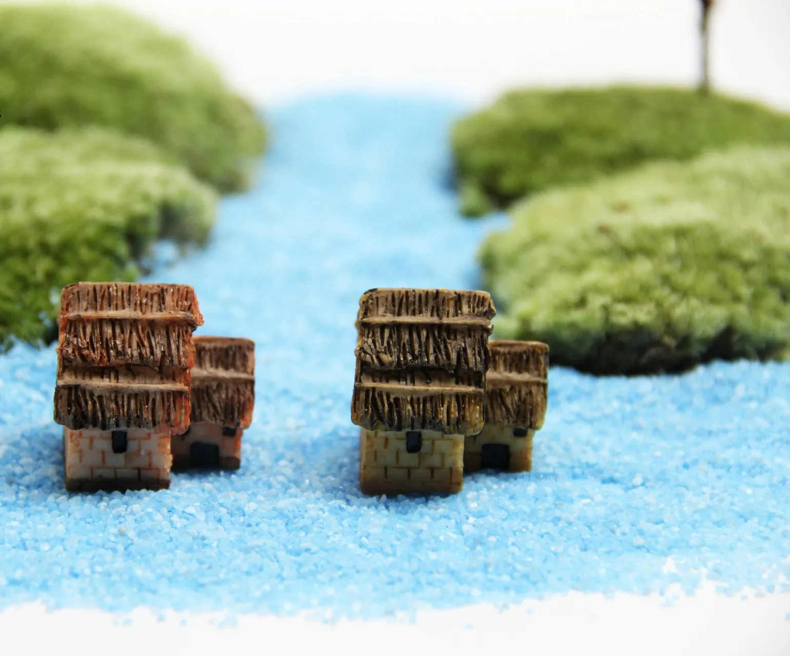 Мост хижина весенний Фотофон с изображением мельницы дома замок ограждения мини