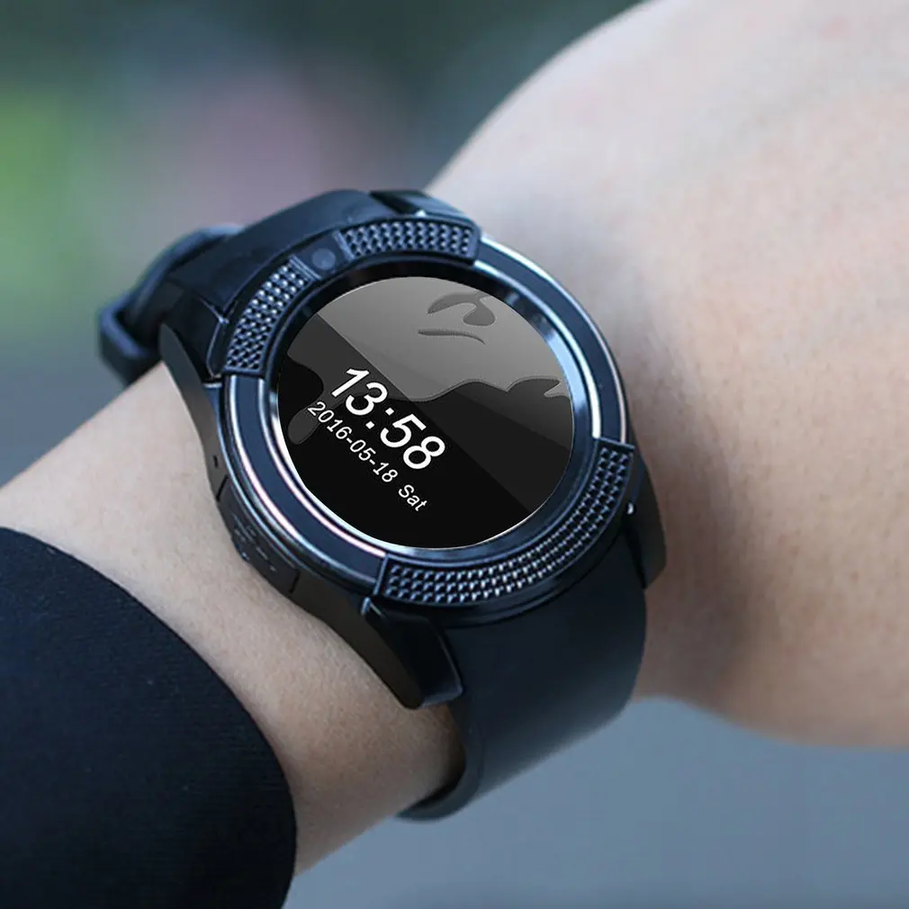 Водонепроницаемые Смарт-часы для мужчин с камерой Bluetooth Smartwatch Шагомер монитор сердечного ритма Sim карты наручные часы горячая распродажа