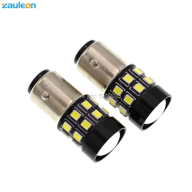 Zauleon 2 шт. S25 1157 P21/5 Вт BAY15D белый светодиод 704 люменов для ДХО резервная лампа