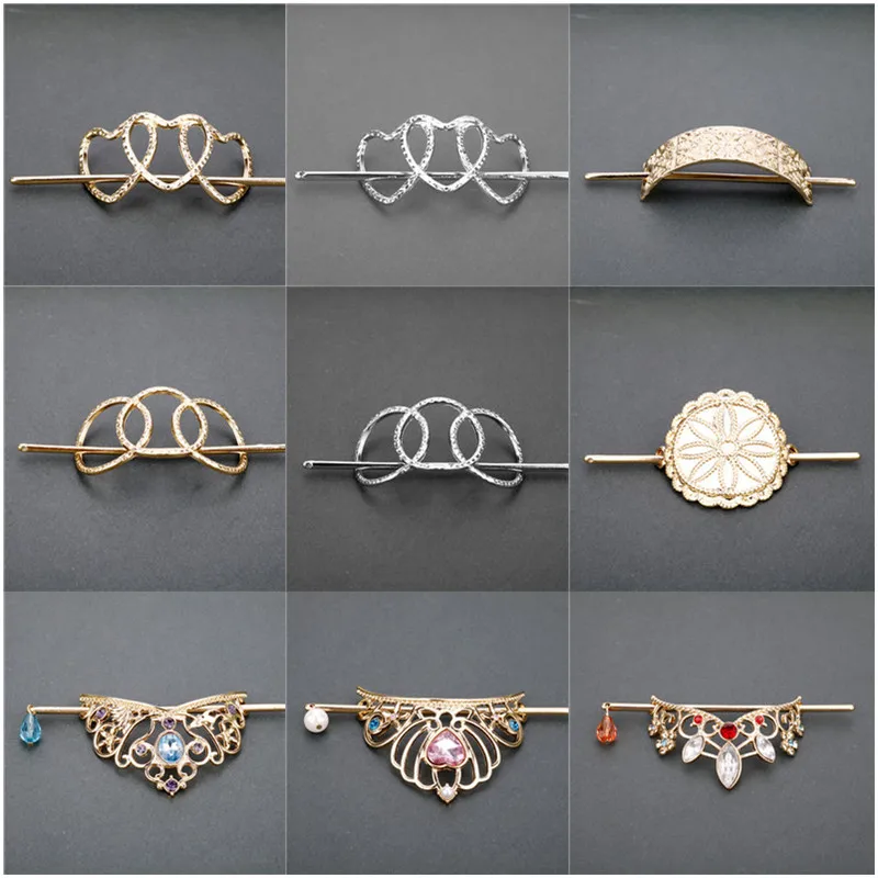 Dongsheng Jewelry женские аксессуары для волос Для женщин шпильки заколка для волос рисунок «сердечко»; бант для волос Стик Женская повязка на голову