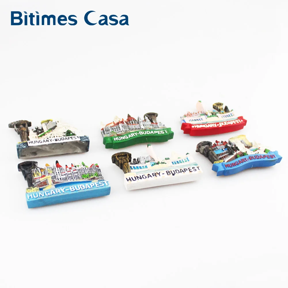 Венгрия Будапешт узор холодильник Магниты на 3d Дизайн смолы Путешествия