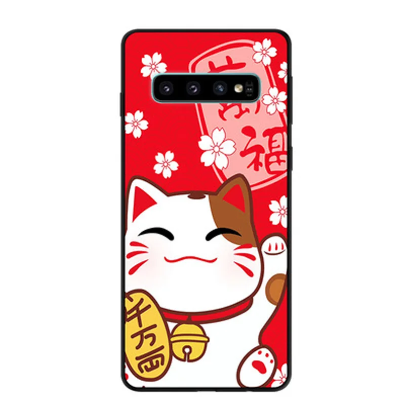 Чехлы для Samsung Galaxy S10 Plus силиконовый чехол + красивый мягкий девочек SM G9730