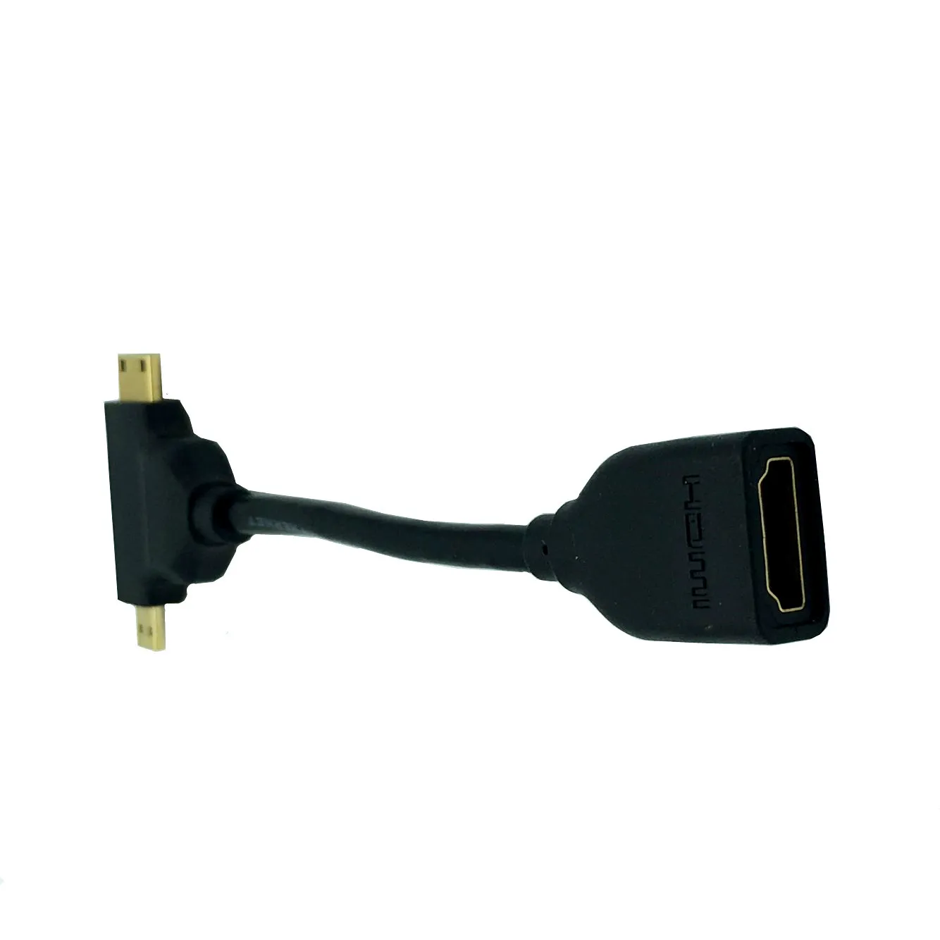Кабель HDMI Мама папа Micro HDMI/папа Mini 10 см|female to female hdmi|hdmi hdmi femalemini |