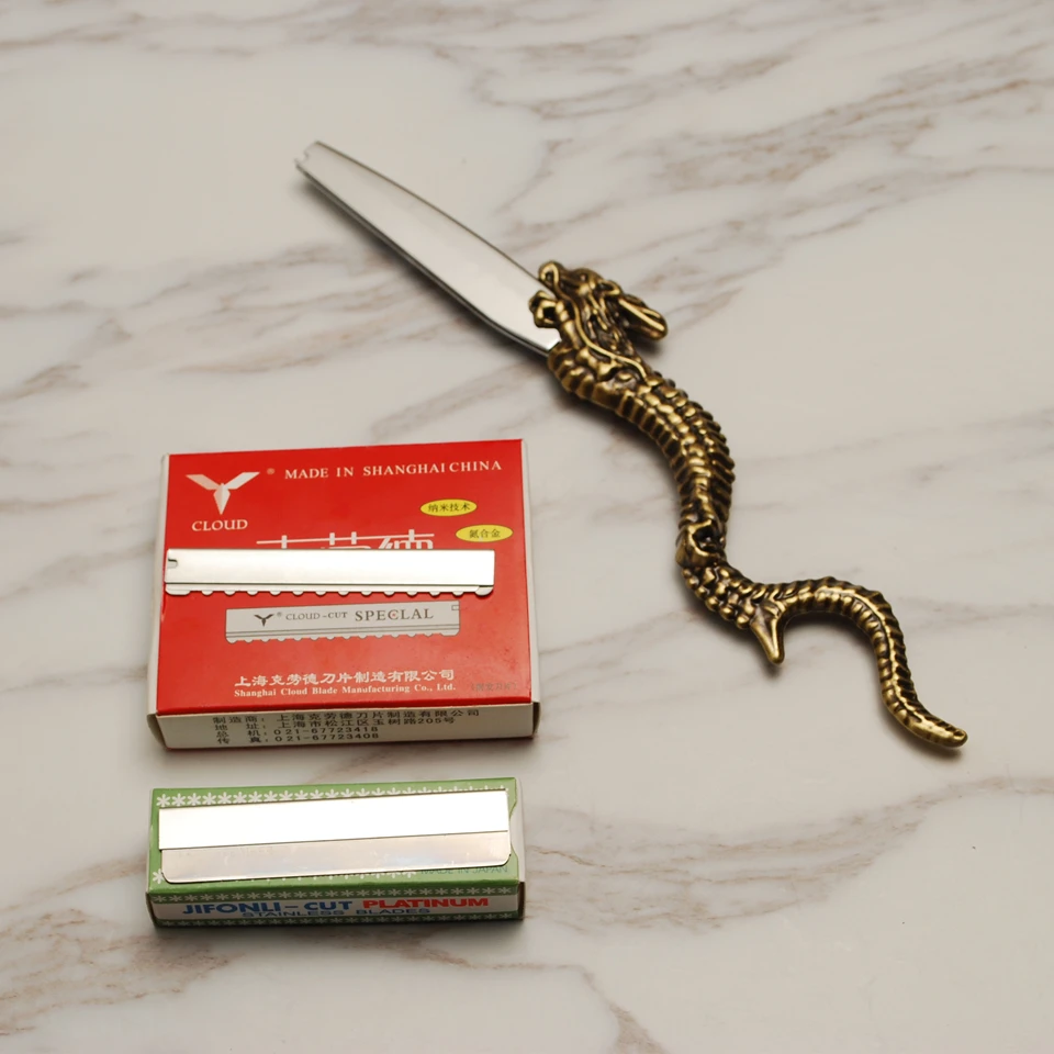 Хит продаж Парикмахерская бритва из нержавеющей стали лезвие тонкий нож