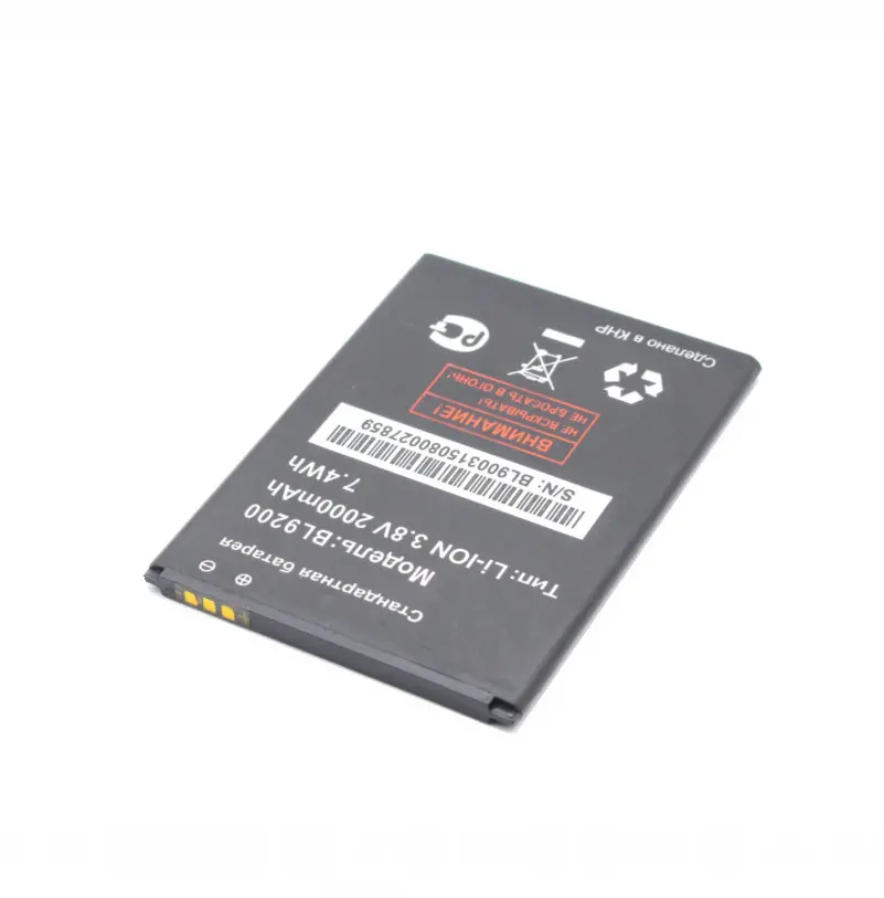 Ciszean BL9200 2000 мАч/7.4Wh 3.7VDC Замена Батарея для FLY Cirrus 2 FS504 BL 9200 Мобильный телефон