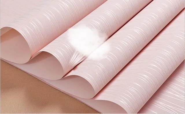 Pink 53 см* 100 см самоклеющиеся обои из нетканого материала, наклейки для ремонта мебели, кухонные шкафы, двери шкафа, деревянные декоративные - Цвет: Pink