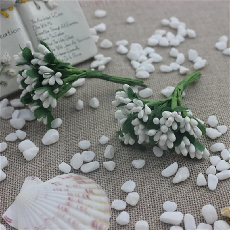 DIY новая Корейская розовая Звезда Спайк цветок розетка моделирование маленький Ягодный букет свадебные украшения 12 шт