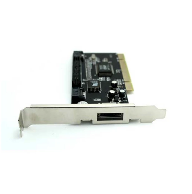 Бесплатный shippng сервер PCI 1 Порта Внешний eSATA + Внутренний Порт SATA порт IDE Card external flash