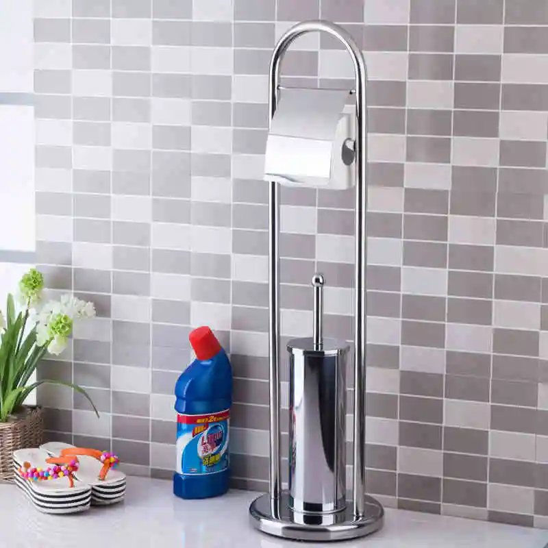 Ванная комната 304 нержавеющая сталь напольная посадка туалетная щетка и