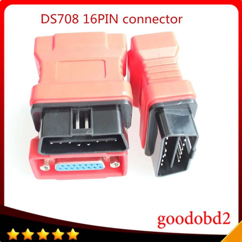 Для Autel Maxidas DS708 OBDII разъем OBD 16PIN 16 контактный автомобиля инструменту диагностики II