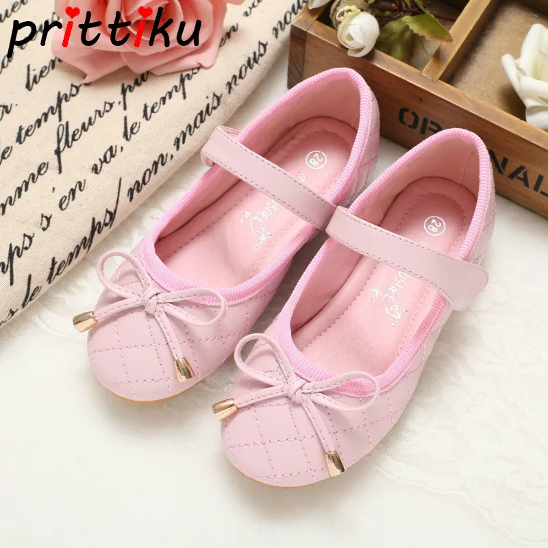 Модная брендовая обувь принцессы на плоской подошве для маленьких девочек