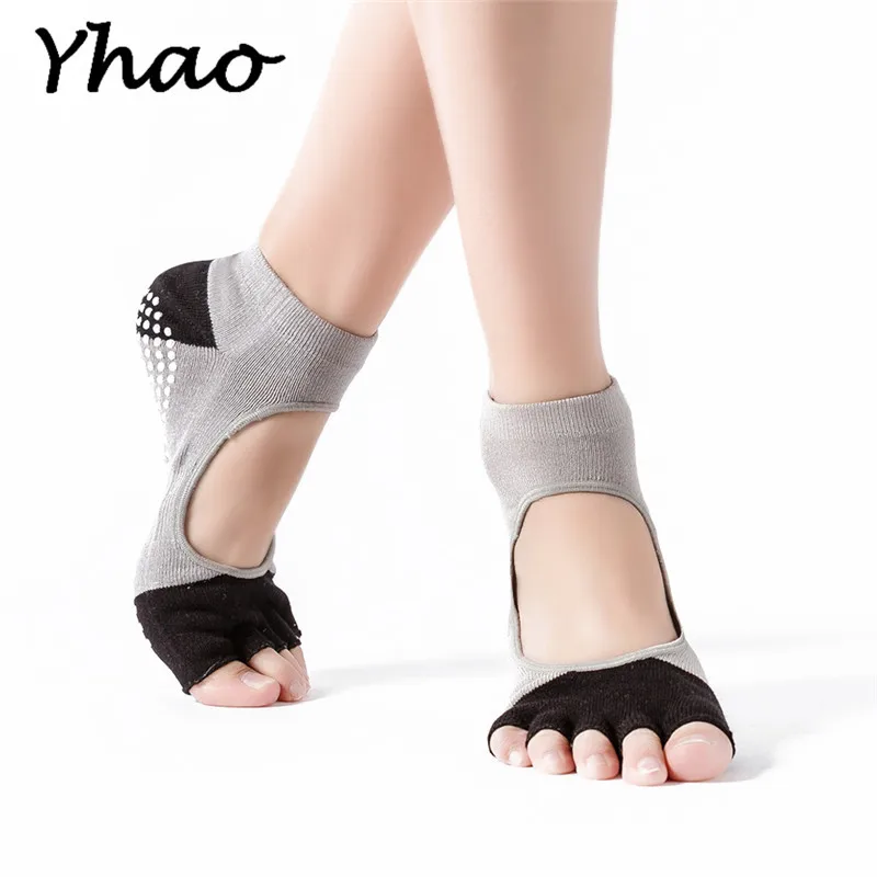 Новое поступление Yhao Брендовые женские носки для йоги нескользящие пилатеса|socks