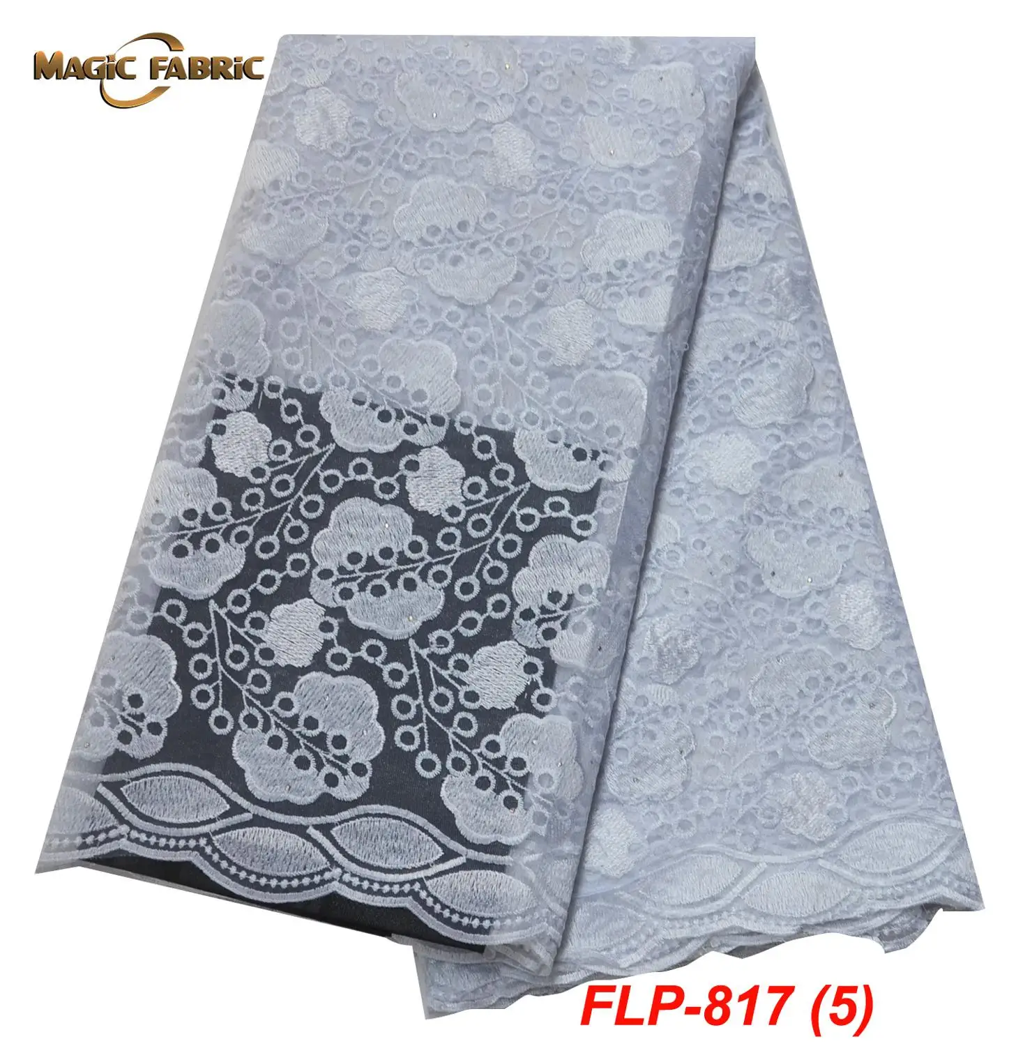 

African Lace Fabric 2019 High Quality French Lace Embroidery Tulle French Lace Fabric For Wedding Lace FLP-817