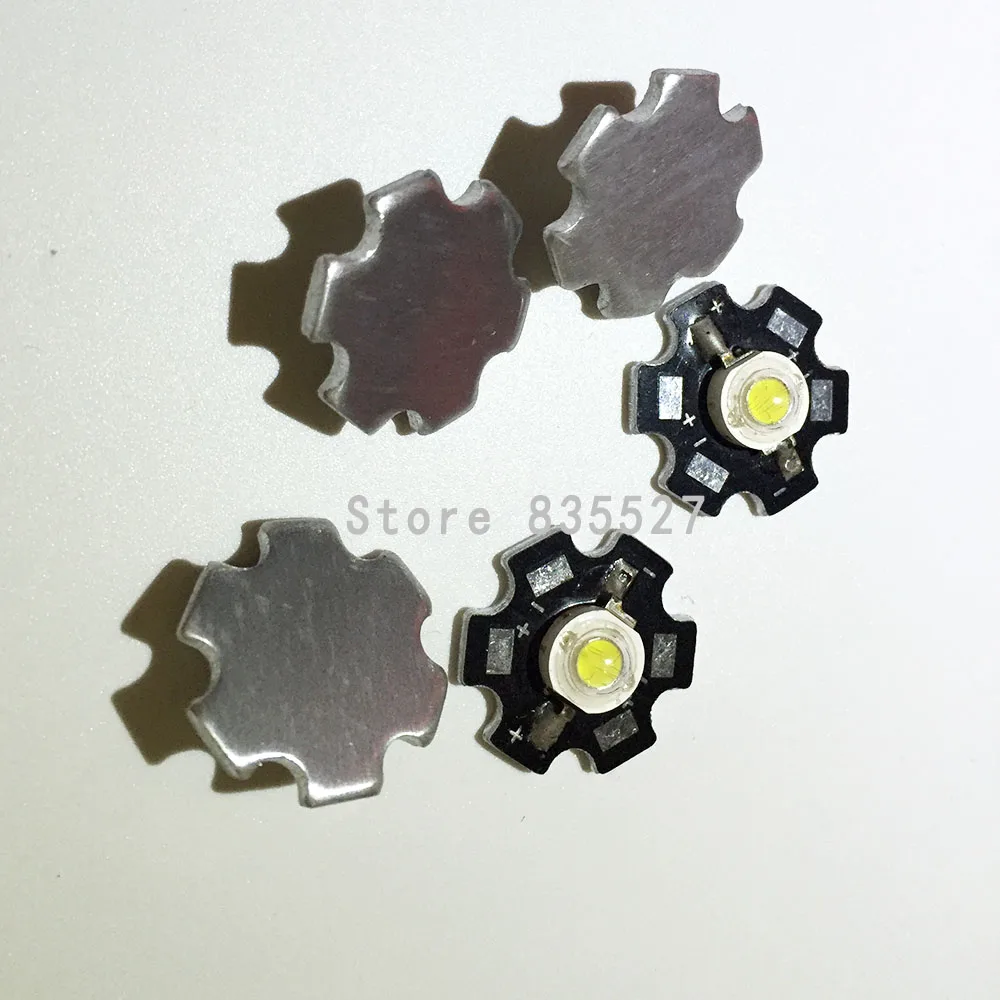 10 шт. 5 Вт белая светодиодная теплоотвод алюминиевая основа плата PCB подложка 20 мм