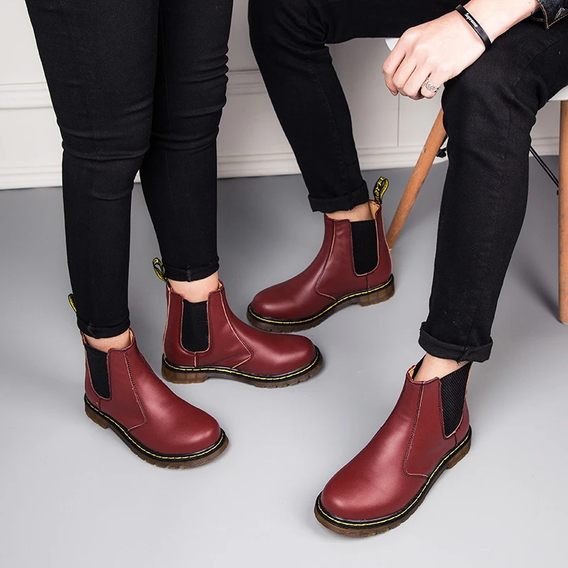 Мужские ботинки наивысшего качества в британском стиле сезон весна осень модные