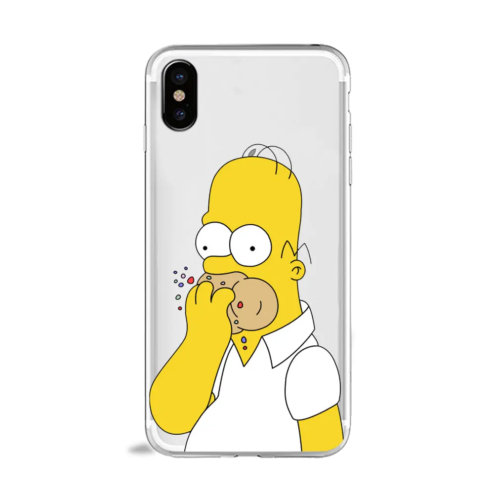 tpu A1266 Homer J Simpson смешной Барт Симпсон Coque мультфильм чехол для телефона для huawei p30 p20 p10 lite P8 P9 mate 10 20 lite ТПУ силиконовый чехол - Цвет: tpu A1266