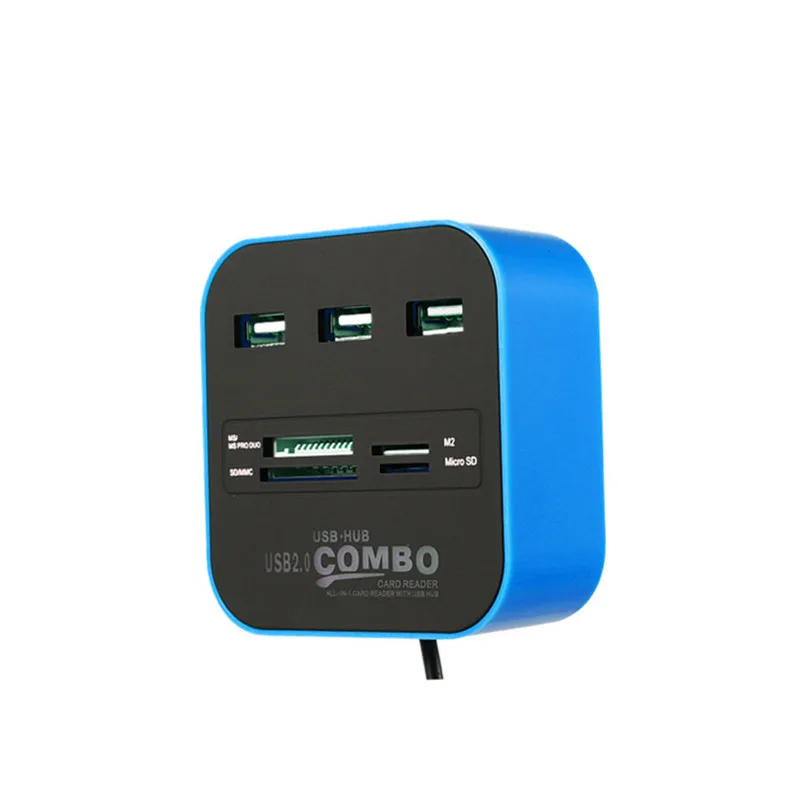 USB комбо концентратор 3 порта 2 0 кард ридер Поддержка U диск TF SD для ПК компьютера