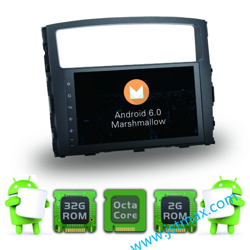 9 &quotAndroid 6 0 автомобиля gps плеер для Mitsubishi Pajero V97 V93 2006 2011 стерео с Octa Core 2 Гб