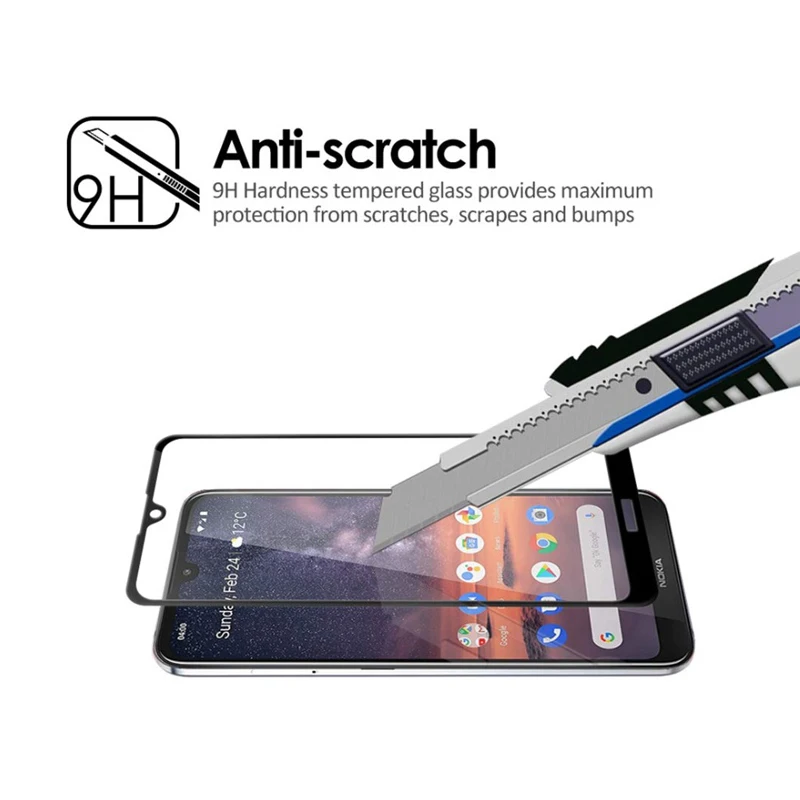 Закаленное стекло с полным покрытием для Nokia 4 2 TA 1157 1150 1133 Защитная пленка экрана