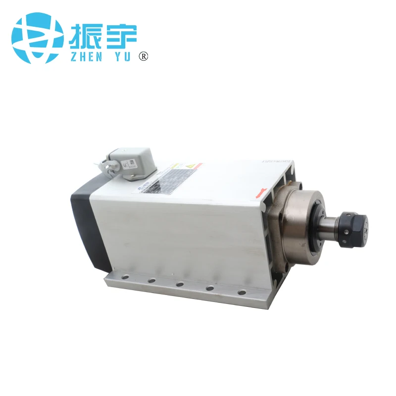 ZHENYU/FQD 3.5kw ER20 18000 об/мин ЧПУ шпиндель двигатель фрезерный с кронштейном|Шпиндель