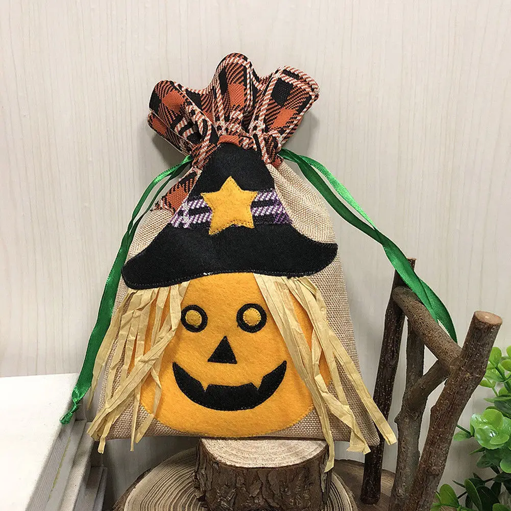 Halloween Cello Party Loot Bags Sweet Bag Trick Or Treat Spooky Pumpkin Gift Boxes | Дом и сад