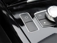 auto car central console es button cover frame trim sticker for mercedes benz e class w212 e200 e250 e260 e300 e320 2014 2015