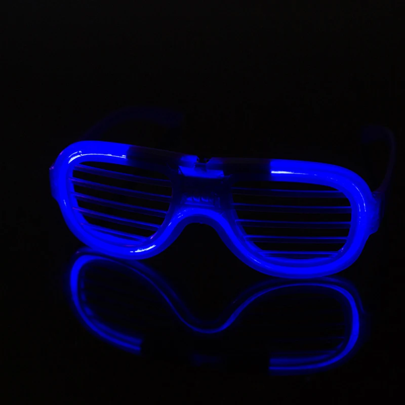 Fashion Neon LED Party Dressing Halloween Decorations Smart Remote Control Glasses Costumes DJ Bright EL Glow Rave | Дом и сад