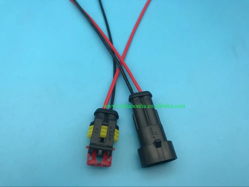 

DJ7021-1.5-11/21 2-контактный автомобильный водонепроницаемый электрический разъем с проводом 18 AWG 15 см Marine G08 прямая поставка жгут проводов