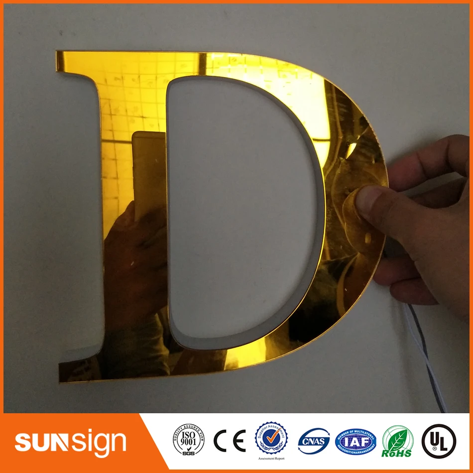 Горячая Распродажа Матовая нержавеющая сталь меняемые цвета RGB подсветка цифры и