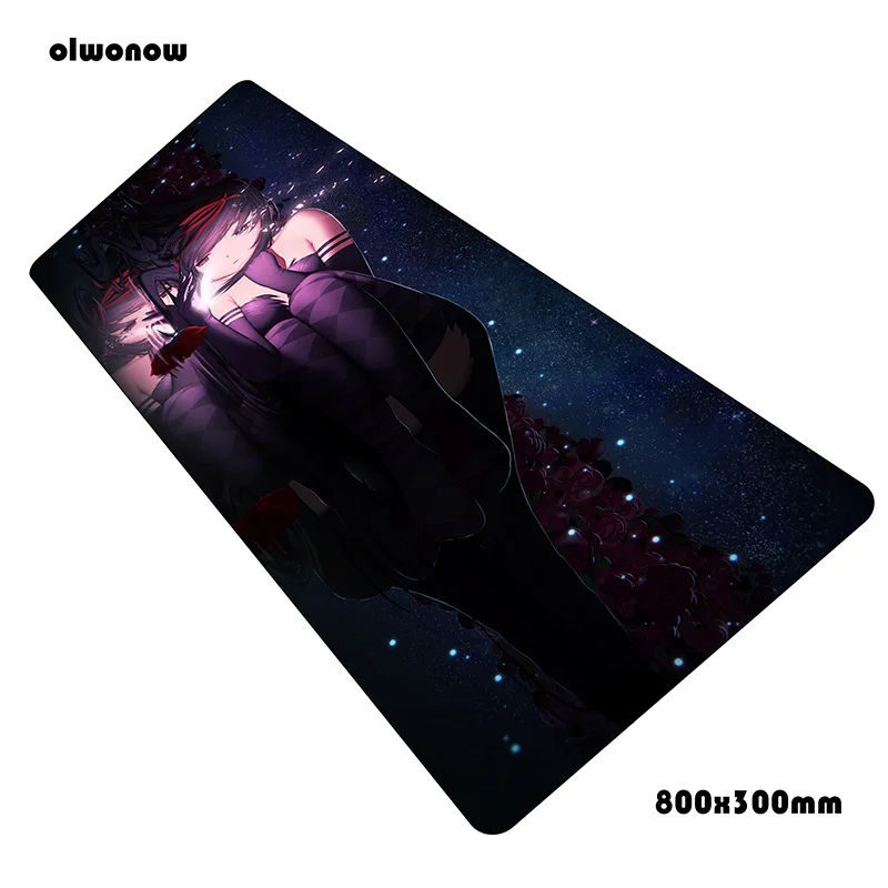 Size 800x300x2mm Аниме Коврик для мыши с девушкой 3d коврик для мыши notbook компьютерный коврик для мыши игровой коврик для ПК геймерский ноутбук 80x30 см коврики для мыши - Цвет: Size 800x300x2mm