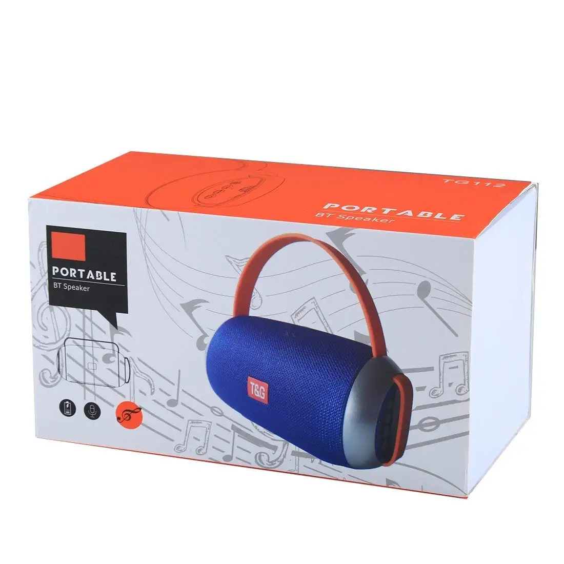 TG112 портативный bluetooth динамик с громким стереозвуком для смартфонов iPhone samsung htc sony