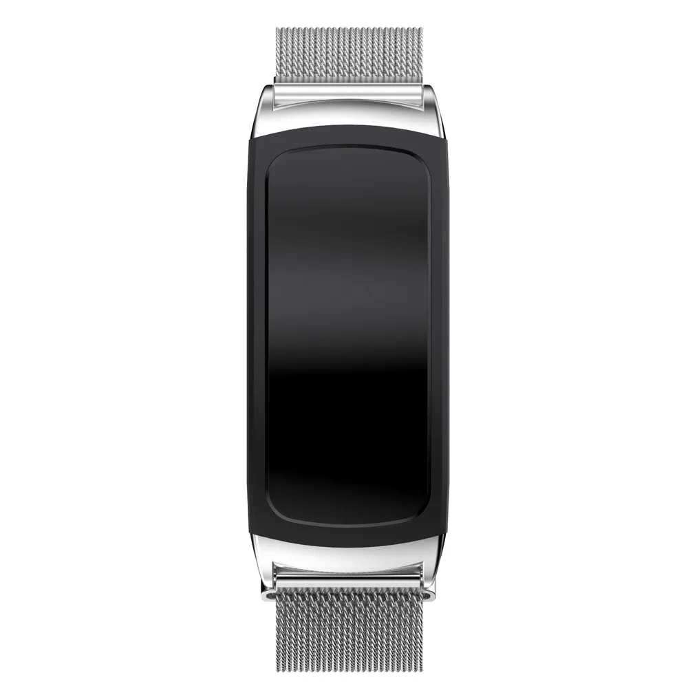Браслет из нержавеющей стали Миланская Магнитная Петля для Samsung Gear Fit 2 Fit2 Pro SM-R360