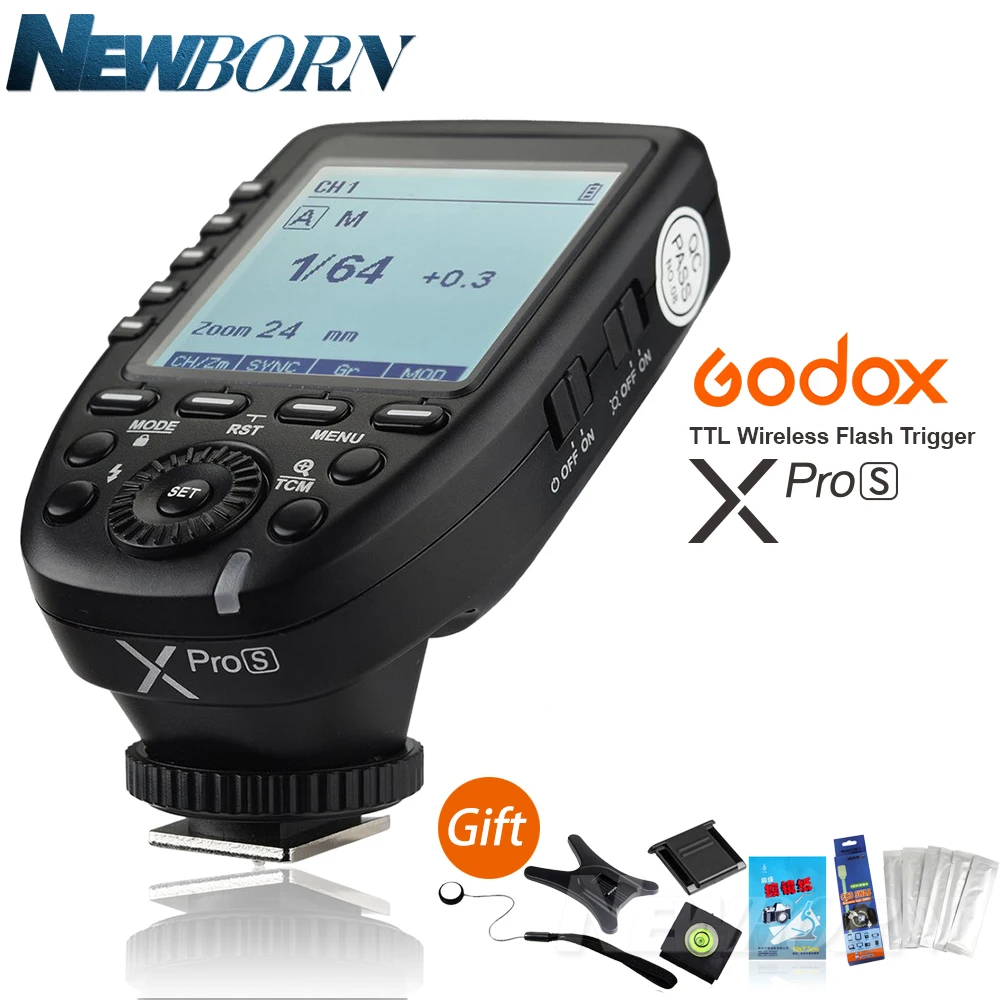 В наличии! Godox TTL II 2 4G X СИСТЕМА высокоскоростной ЖК экран беспроводной флэш