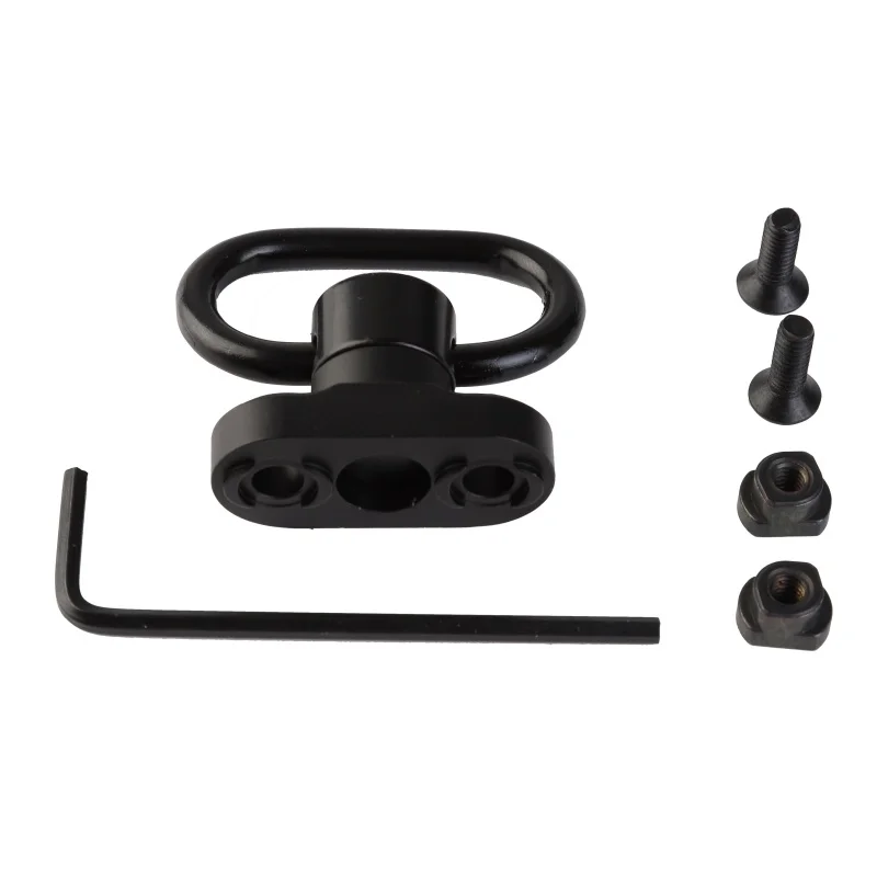 Поворотный адаптер слинг с быстроразъемным креплением и основанием для ключей