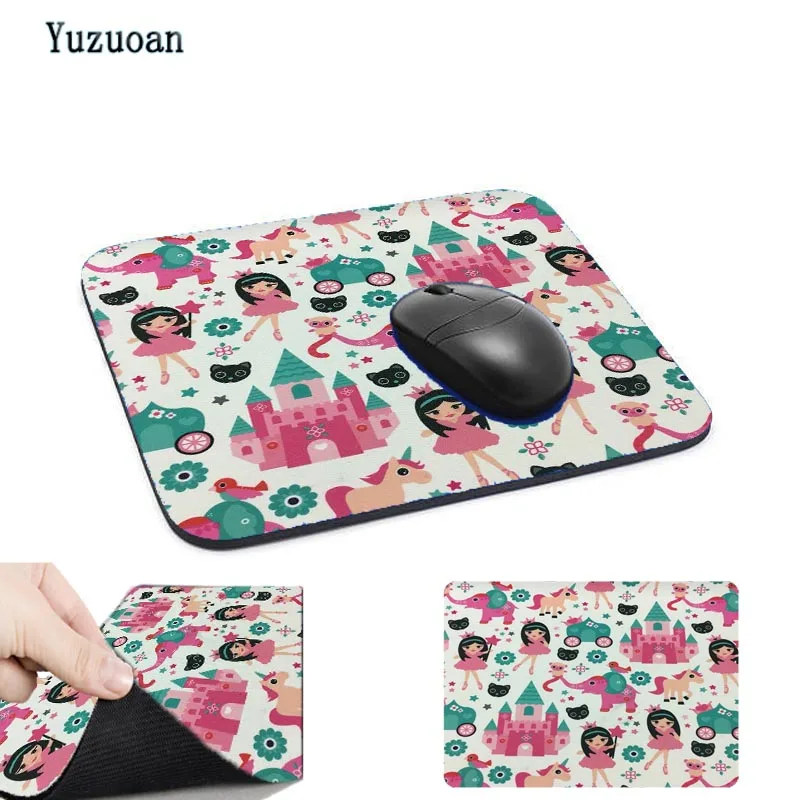 Yuzuoan Custom lovely Cat Face Animal компьютерный коврик для мыши игровой Padmouse геймер Настольный