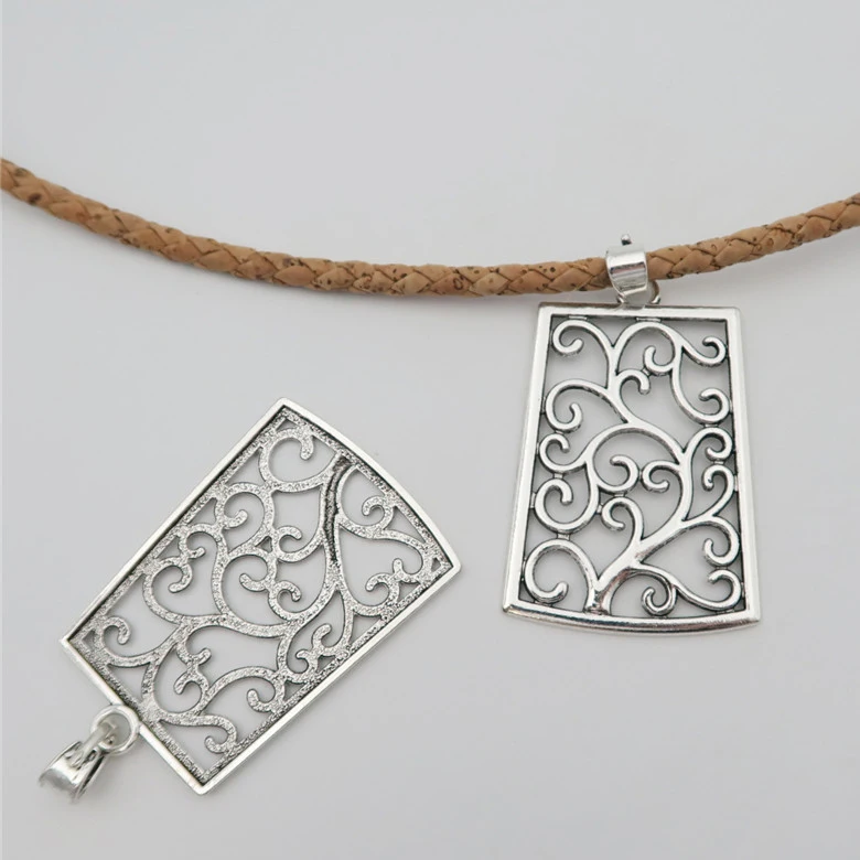 5 шт. антикварное серебряное ожерелье с забором кулон ювелирные изделия в поисках