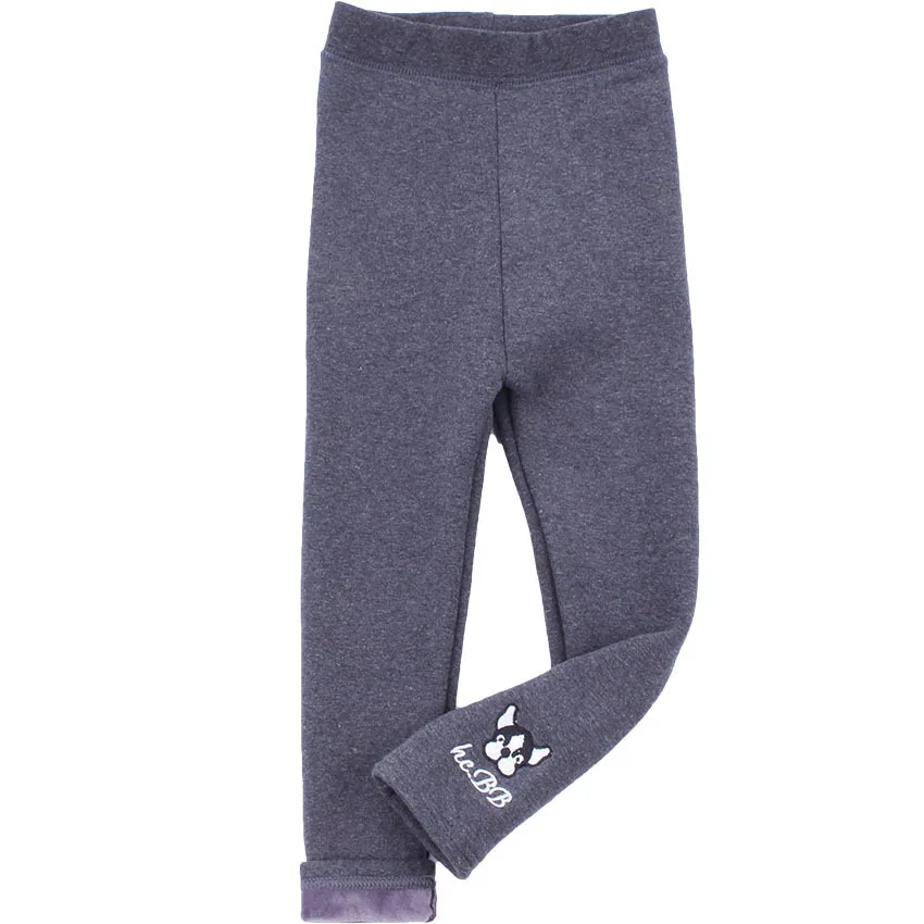 Новинка 2018 года плотные теплые леггинсы для девочек осенне зимние штаны с