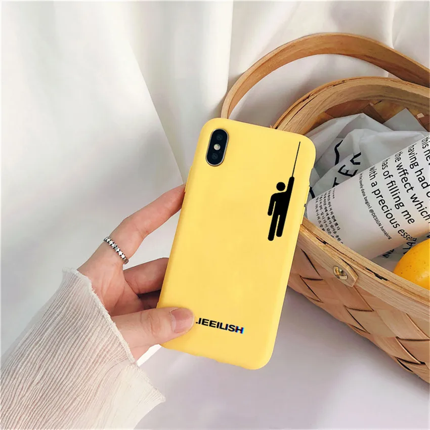 19656 Billie eilish чехол для телефона с логотипом для iPhone X 7 Plus XS 10 чехол TPU силиконовый чехол для телефона для iPhone 6S 8 6 Plus XS Max чехол - Цвет: 19656