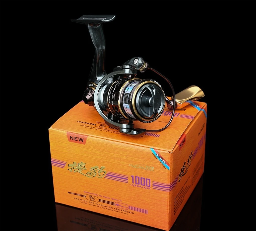 TSURINOYA Jaguar 1000 2000 3000 9+ 1BB Рыбная Ловля Спиннингом Карп морской Рыбная ловля Катушка спининговая металлической ручкой " песочные часы" катушки