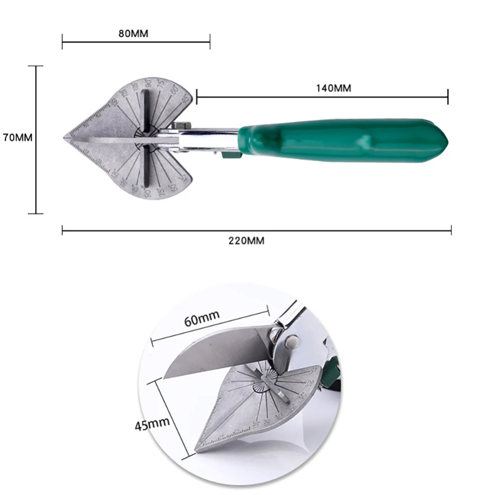

45-135 degree Multi Angle Mitre Electric Automatic multifunctional woodworking angle scissors adjustable edge banding shears new