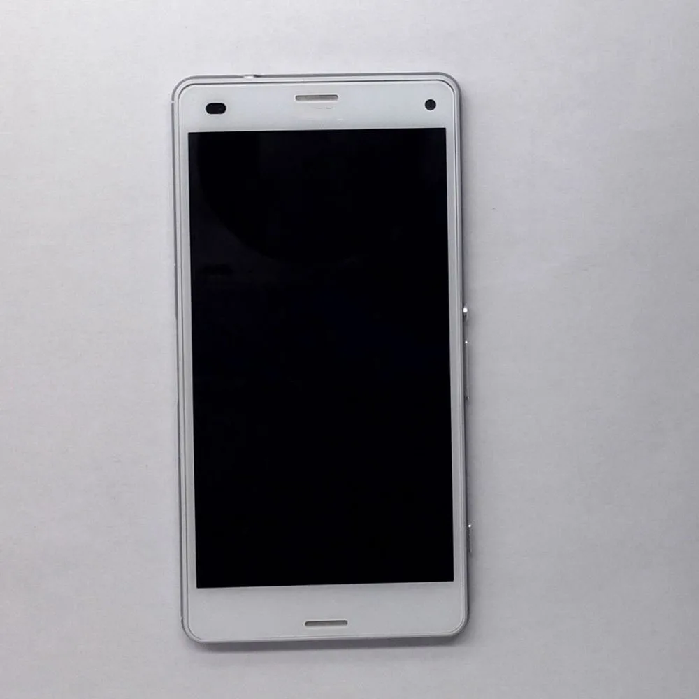 ЖК экран для Sony z3 compact D5803 D5833 дигитайзер сенсорного стекла + рамка в сборе запасные