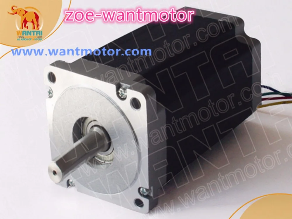 

Good sale!Wantai Nema34 Stepper Motor WT86STH118-6004A 1232oz-in 5.6A 118mm CE ROHS ISO Printer Plastic Foam Mill