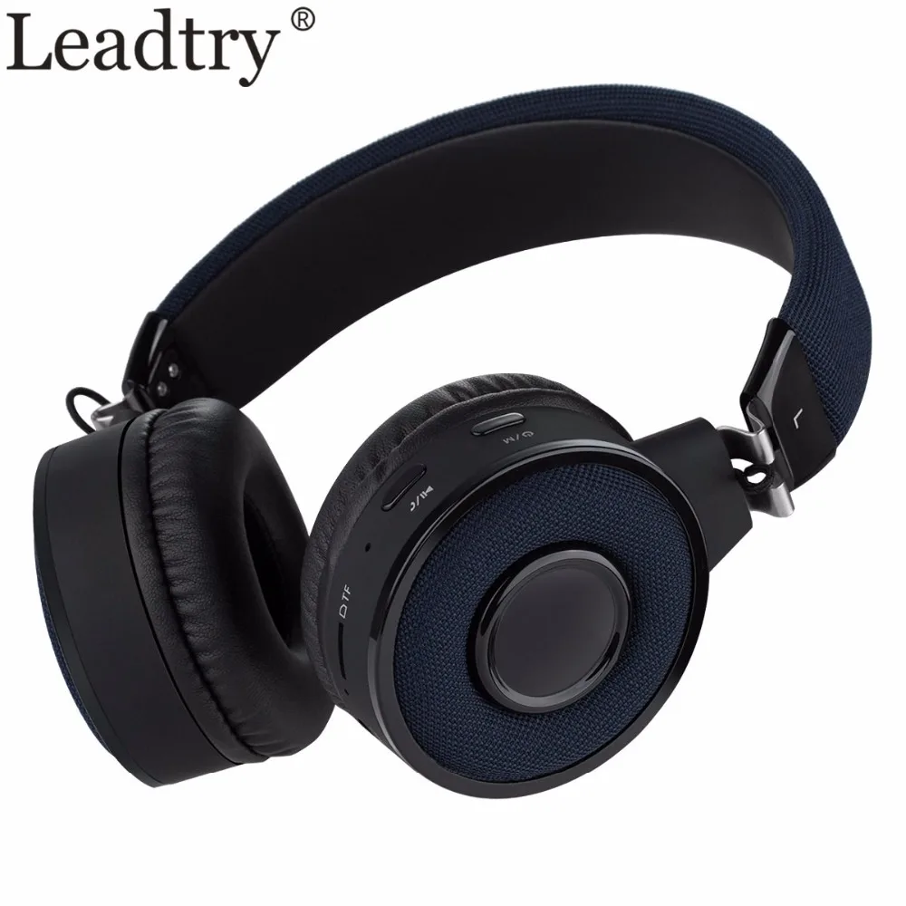 Leadtry папка Bluetooth наушники Портативный гарнитура спортивные с микрофоном шагомер